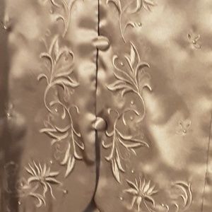 Laura Scott blouse, top, gray, sz 8